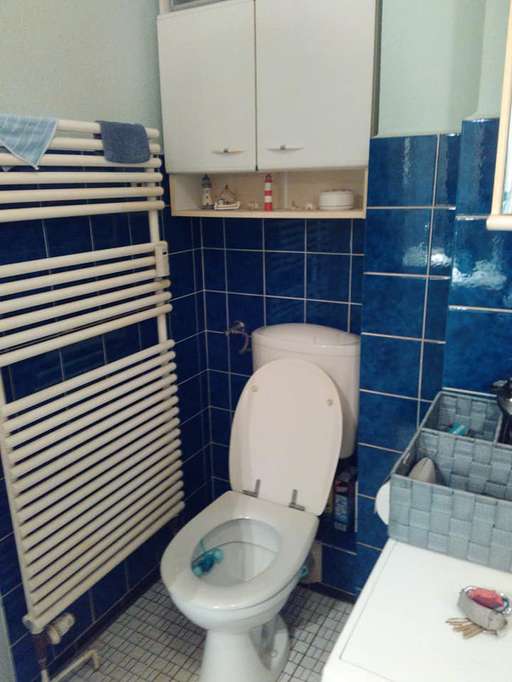 WC-Blau-vorher